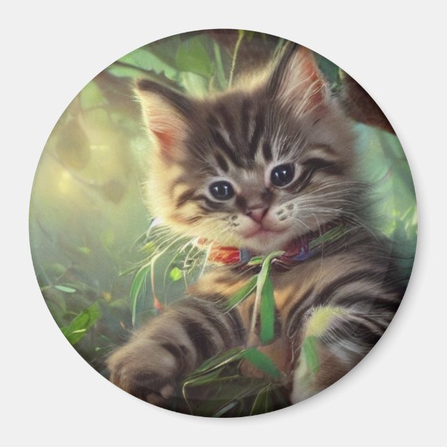 Cute Cat Magnet (Framsidan)