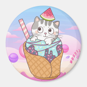 Cute Cat Magnet