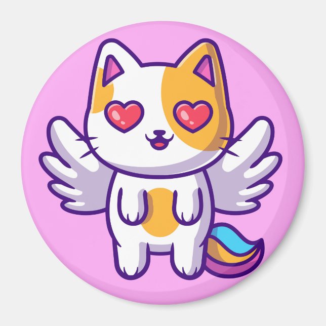 Cute Cat Magnet (Framsidan)