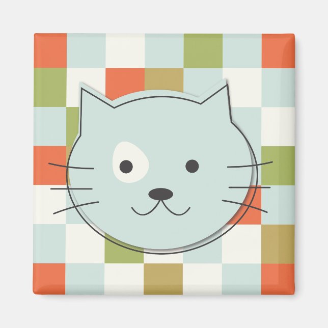 Cute Cat Magnet (Framsidan)