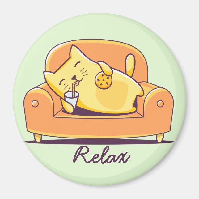 Cute Cat Magnet (Framsidan)