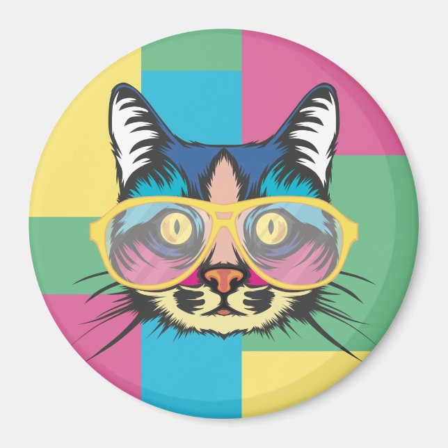 Cute Cat Magnet (Framsidan)