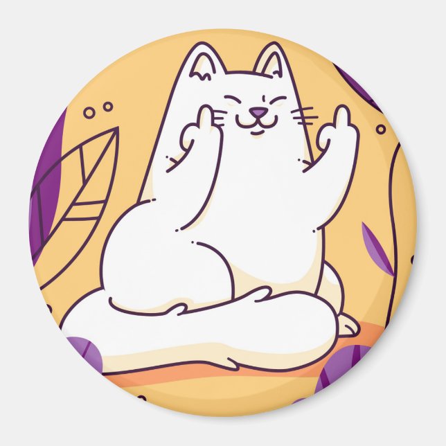 Cute Cat Magnet (Framsidan)