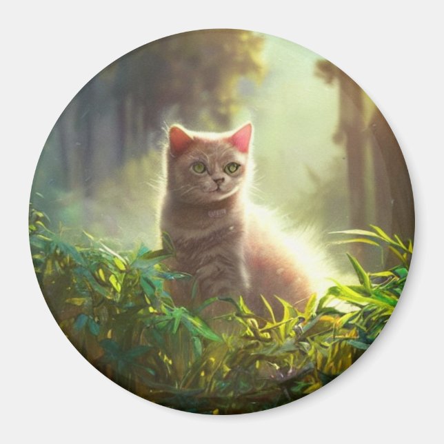 Cute Cat Magnet (Framsidan)