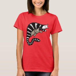 Cute Cat Mamma-familjen Kärlek T Shirt