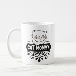 Cute cat mamma pet animal älskling kaffemugg
