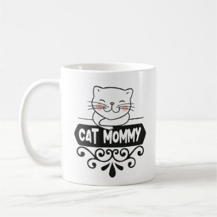 Cute cat mamma pet animal älskling kaffemugg