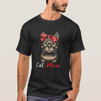 Cute Cat Mamma T Shirt
