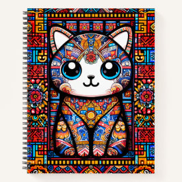 Cute Cat med traditionell charm från Mönster