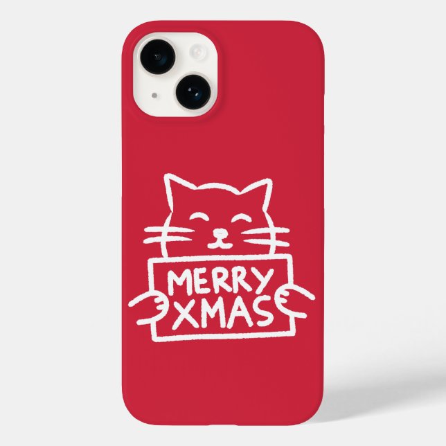 Cute Cat Merry Xmas (Baksida)
