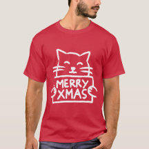Cute Cat Merry Xmas