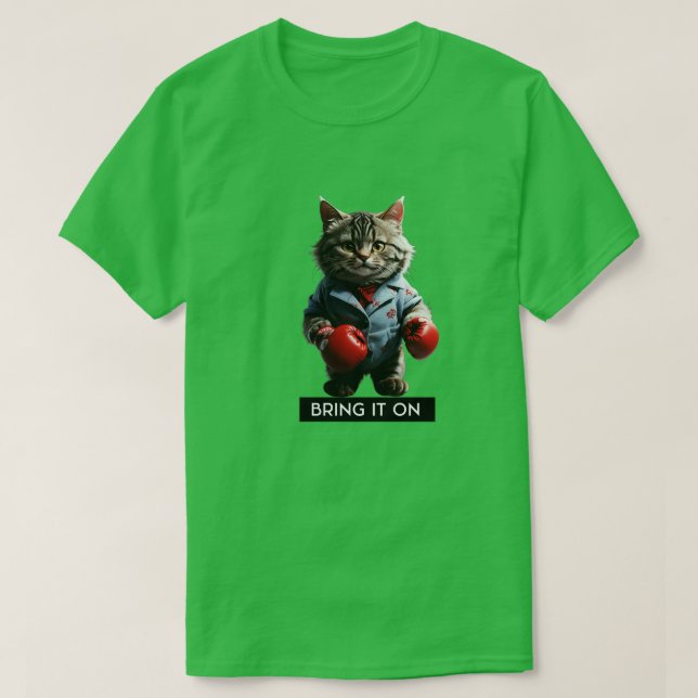 Cute Cat MMA Muay Thai Boxing TShirt T Shirt (Design framsida)