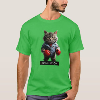 Cute Cat MMA Muay Thai Boxing TShirt T Shirt