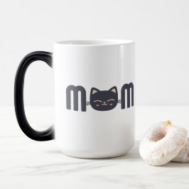 Cute Cat MOM Magisk Mugg