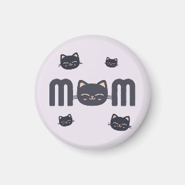 Cute Cat MOM Magnet