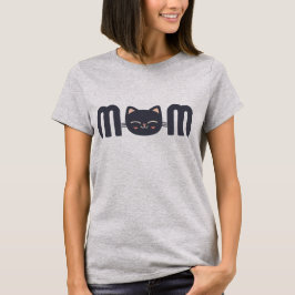 Cute Cat MOM T Shirt