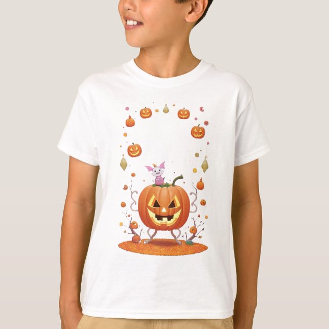 Cute Cat Monster T Shirt (Framsida)