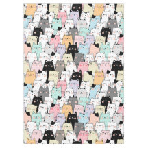 Cute Cat Mönster Tablecloth