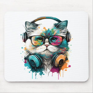 Cute Cat Mouse Pad Musmatta