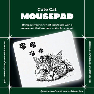 Cute Cat Mousepad Musmatta