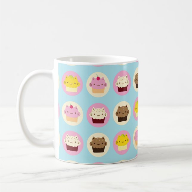 Cute Cat-Muffinsar Kaffemugg (Vänster)