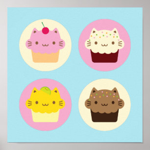 Cute Cat-Muffinsar Poster