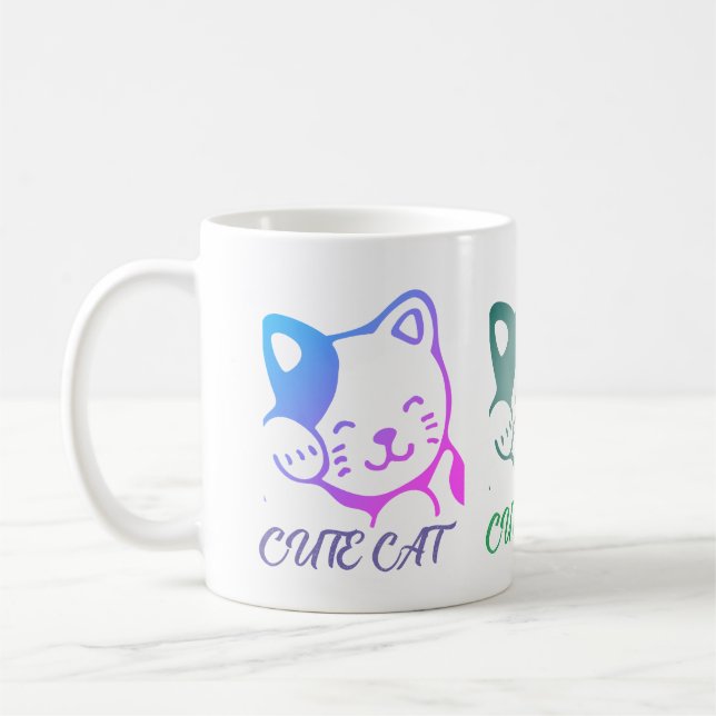 Cute Cat Mugg (Vänster)