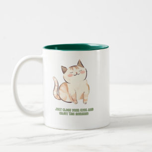Cute cat mugg för kattälskare