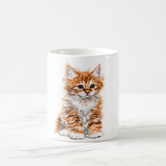 Cute Cat Mugg Sweet Baby Kitten (Center)