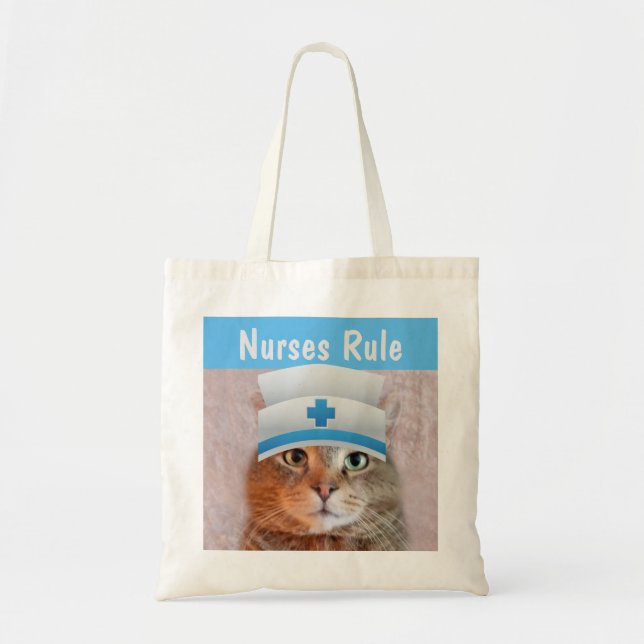 Cute Cat Nurse Tygkasse (Framsidan)