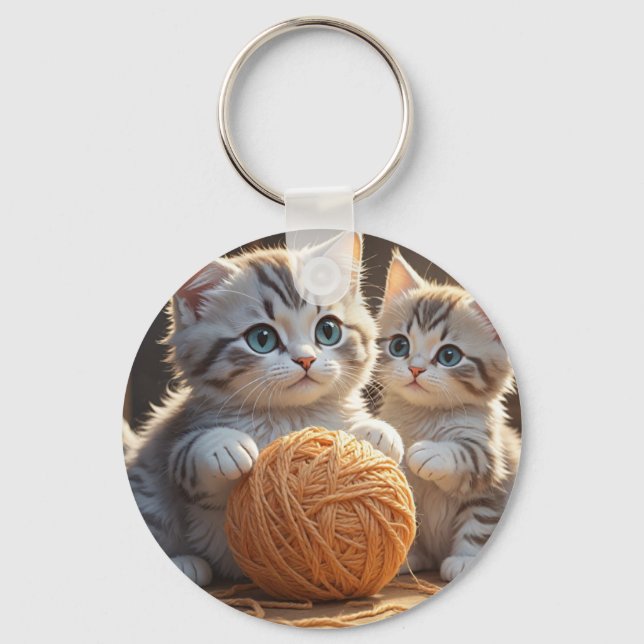 Cute Cat Nyckelring (Framsida)