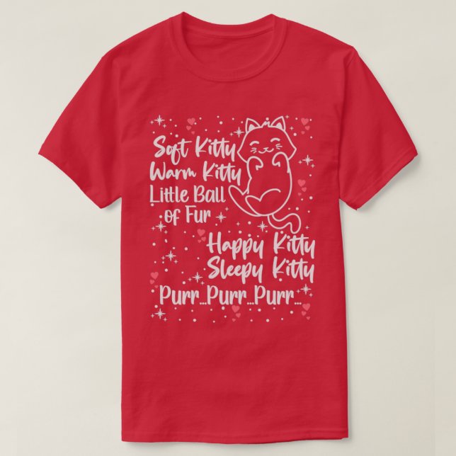 Cute Cat Owner Kitten Cat Mamma Cat Pappa Lullaby  T Shirt (Design framsida)