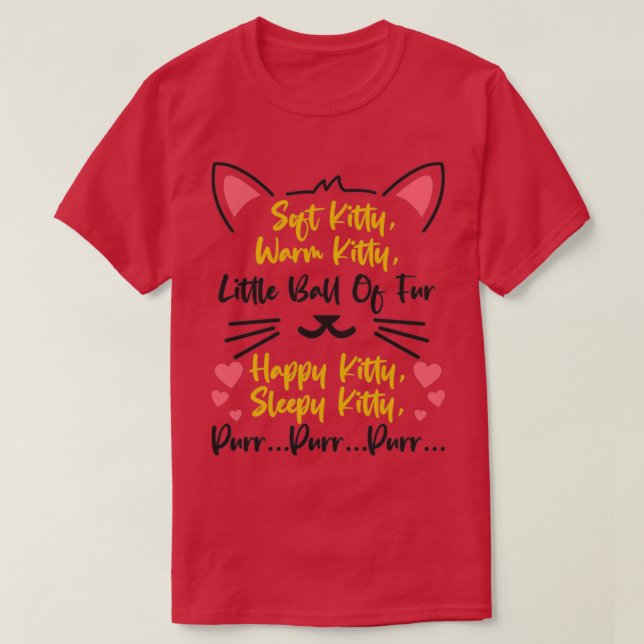 Cute Cat Owner Kitten Cat Mamma Cat Pappa Lullaby  T Shirt (Design framsida)