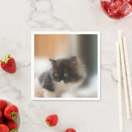 Cute Cat Pappersservett