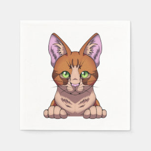 Cute Cat Pappersservett
