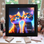 Cute cat-paret under stjärnan himlar - minnesask<br><div class="desc">För alla kattälskare och naturligtvis barn! De söta kattungarna skapas digitalt med artificiell intelligens. De drömmer med dig! Passar in i varje barns rum,  i varje kattälskares hus,  ger en underbar gåva och mycket mer!</div>
