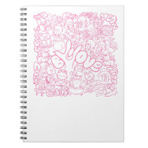 Cute Cat Patten med ASL ILY-tecken - ASL-design