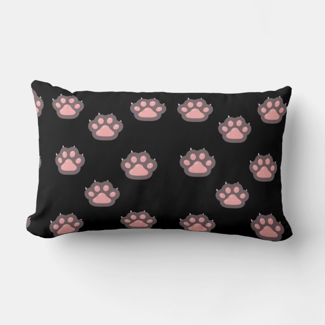 Cute Cat Paws Coussin décoratif Lumbarkudde (Framsida)