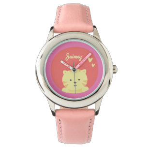 Cute Cat-Personlig Kids Watch Armbandsur