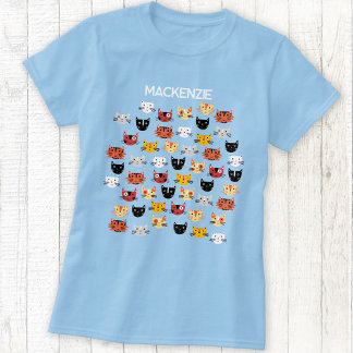 Cute Cat-Personlig T Shirt