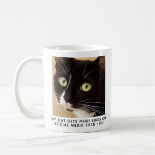 Cute Cat Photo Personlig Coffee Mugg