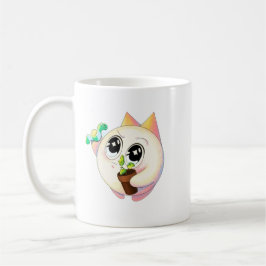 Cute Cat Plant Lover Cartoon Mug Kaffemugg