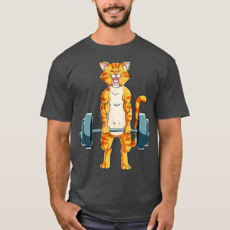 Cute Cat PowerLyftande, viktande, lyftande Gbit T Shirt