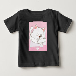 Cute Cat Print Baby T-Shirt