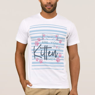 Cute Cat Pun - "Kitten mig?" Lönsam grafik T Shirt