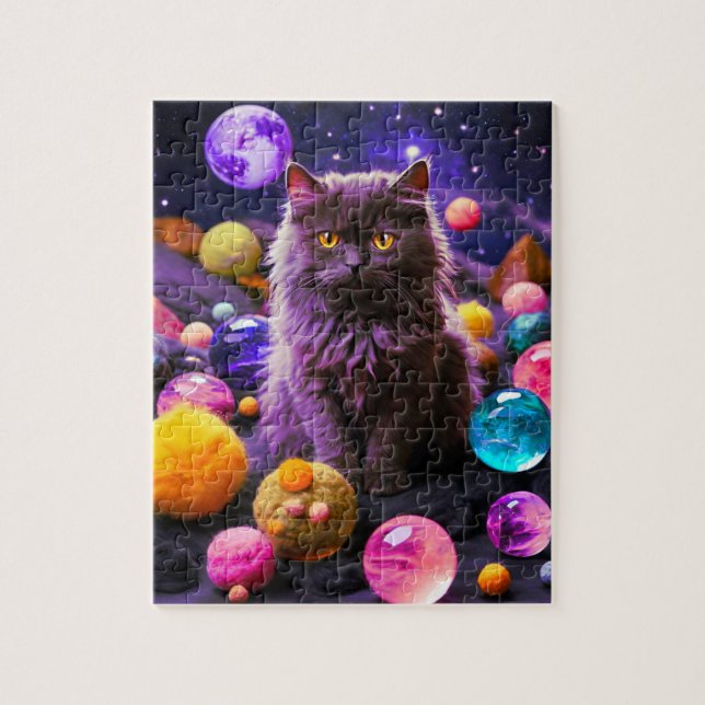 Cute Cat Puzzle for Adults  Pussel (Vertikal)