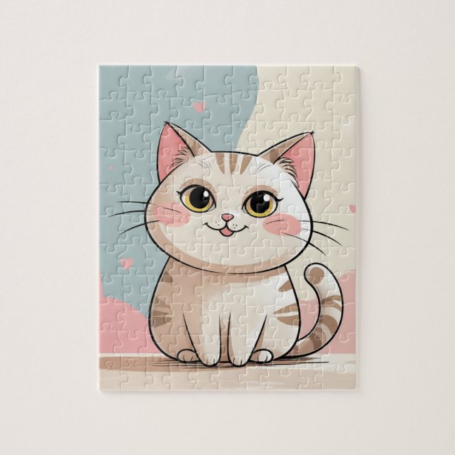 CUTE CAT PUZZLE PUSSEL (Vertikal)
