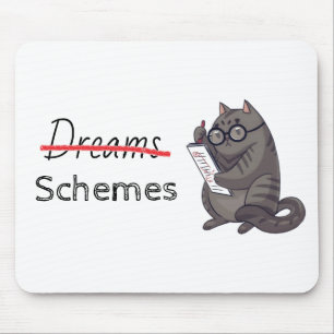Cute Cat Schema för ludd Musmatta