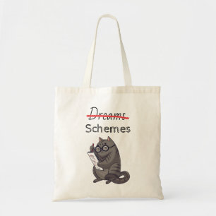 Cute Cat Schema för ludd Tygkasse