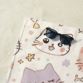 Cute Cat simpel kattunge Mönster Party